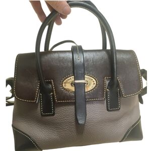 Dooney & Bourke Red and Brown Leather Bag